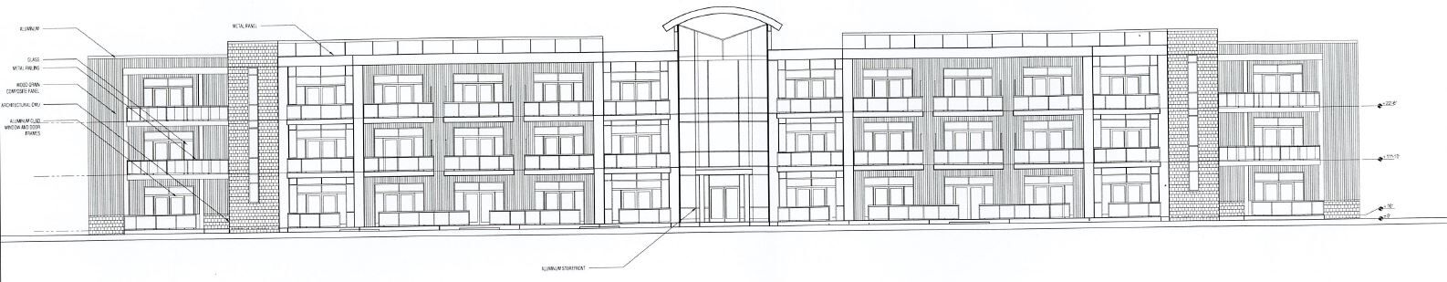 Clayton Street Residence elevation